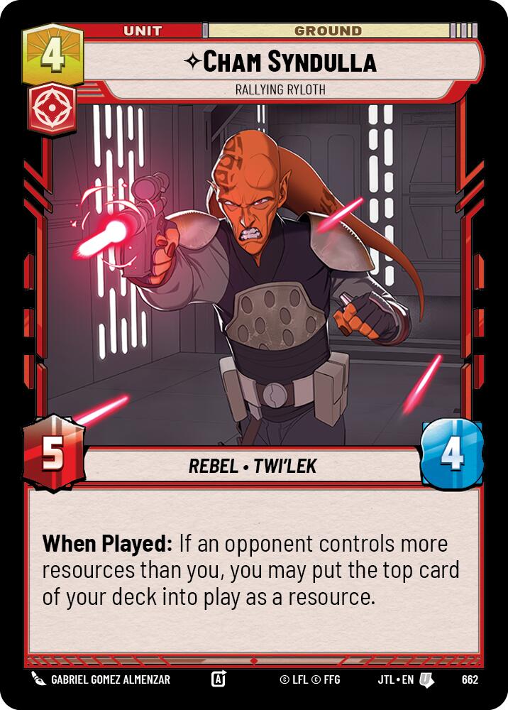 {SW-C}Cham Syndulla - Rallying Ryloth (Foil) (662) [Jump to Lightspeed]