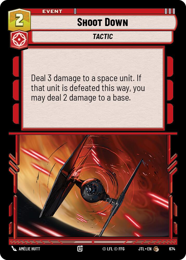 {SW-C}Shoot Down (Foil) (674) [Jump to Lightspeed]