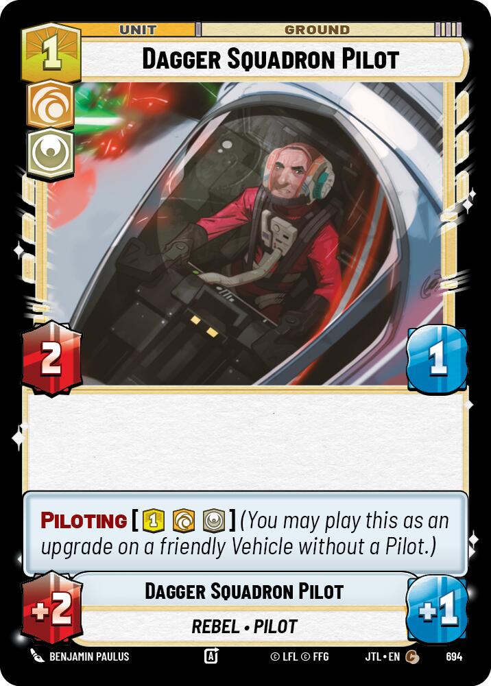 {SW-C}Dagger Squadron Pilot (Foil) (694) [Jump to Lightspeed]