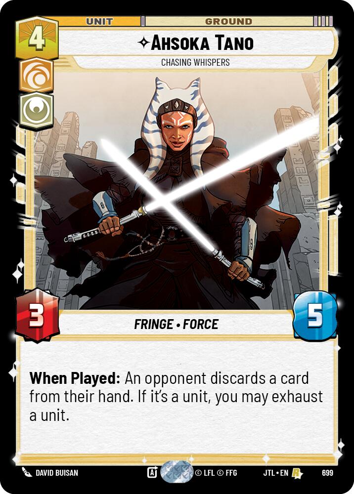 {SW-R}Ahsoka Tano - Chasing Whispers (Foil) (699) [Jump to Lightspeed]