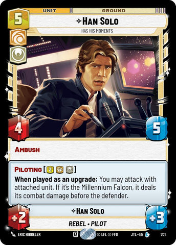 {SW-R}Han Solo - Has His Moments (Foil) (701) [Jump to Lightspeed]