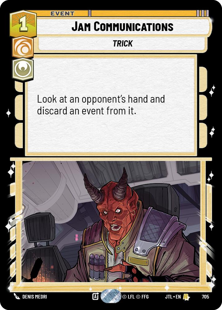 {SW-R}Jam Communications (Foil) (705) [Jump to Lightspeed]