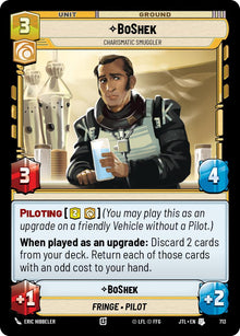 {SW-C}BoShek - Charismatic Smuggler (Foil) (713) [Jump to Lightspeed]
