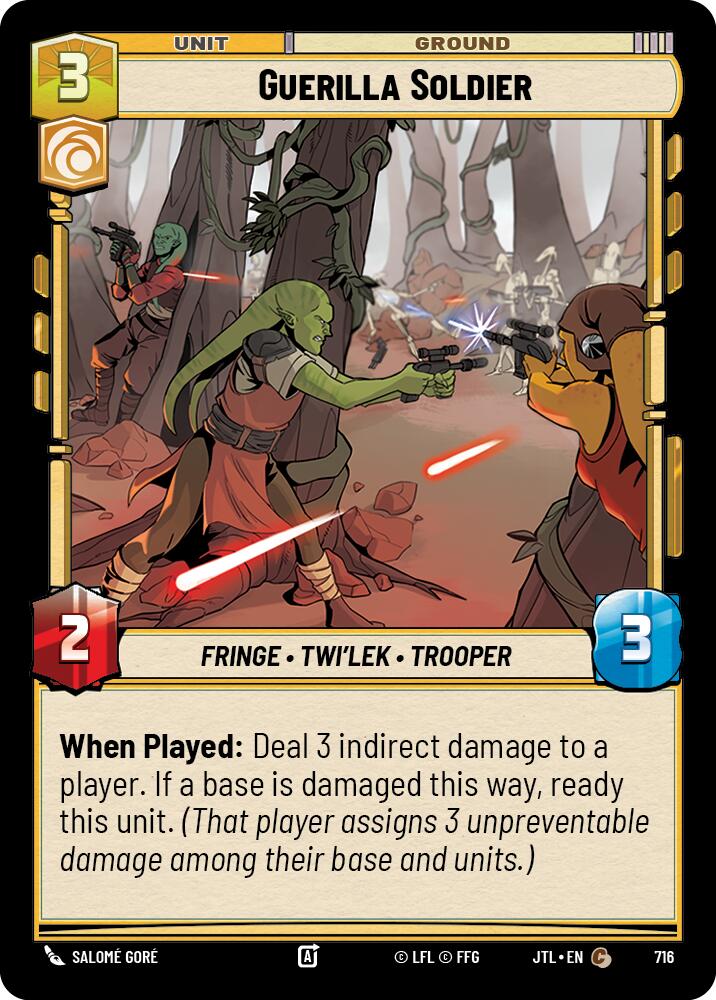 {SW-C}Guerilla Soldier (Foil) (716) [Jump to Lightspeed]