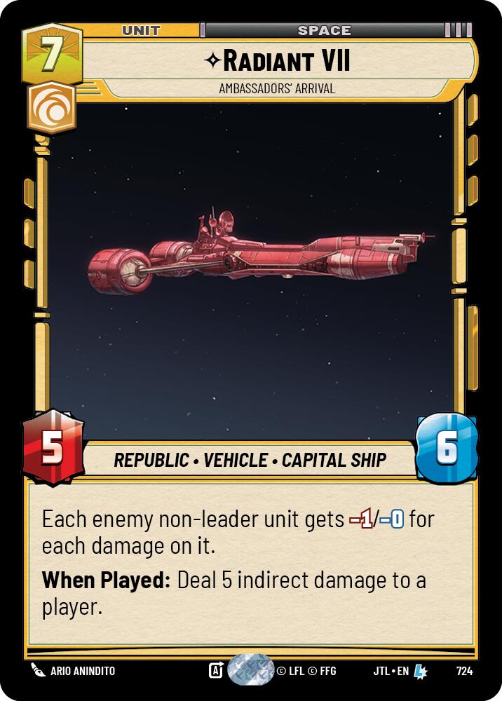 {SW-R}Radiant VII - Ambassadors' Arrival (Foil) (724) [Jump to Lightspeed]