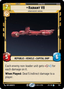 {SW-R}Radiant VII - Ambassadors' Arrival (Foil) (724) [Jump to Lightspeed]