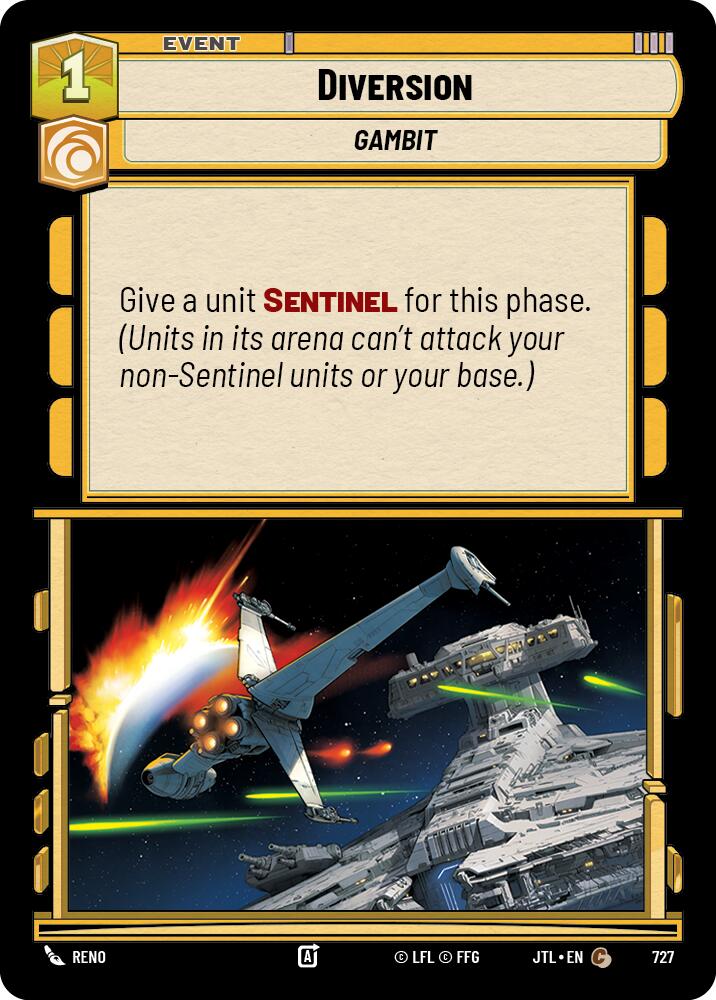 {SW-C}Diversion (Foil) (727) [Jump to Lightspeed]