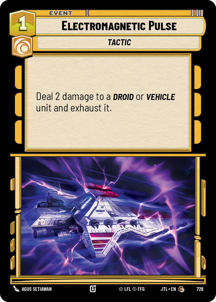 {SW-C}Electromagnetic Pulse (Foil) (728) [Jump to Lightspeed]