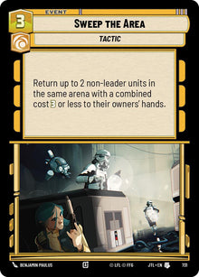 {SW-C}Sweep the Area (Foil) (731) [Jump to Lightspeed]