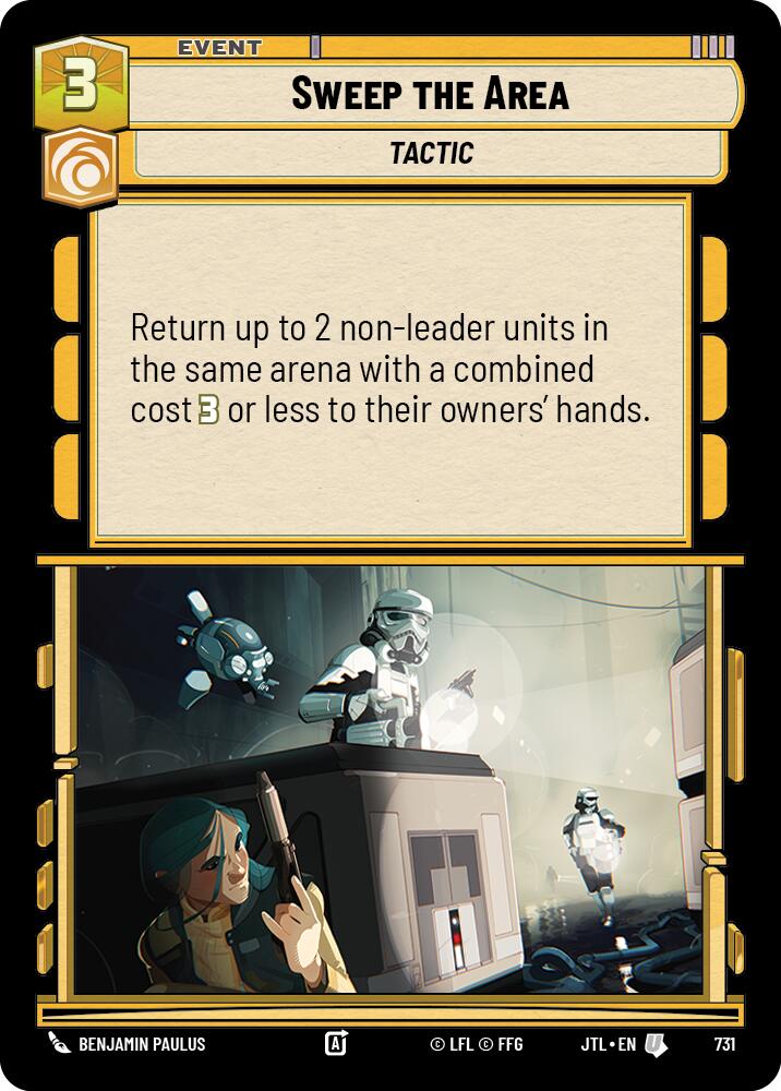 {SW-C}Sweep the Area (Foil) (731) [Jump to Lightspeed]