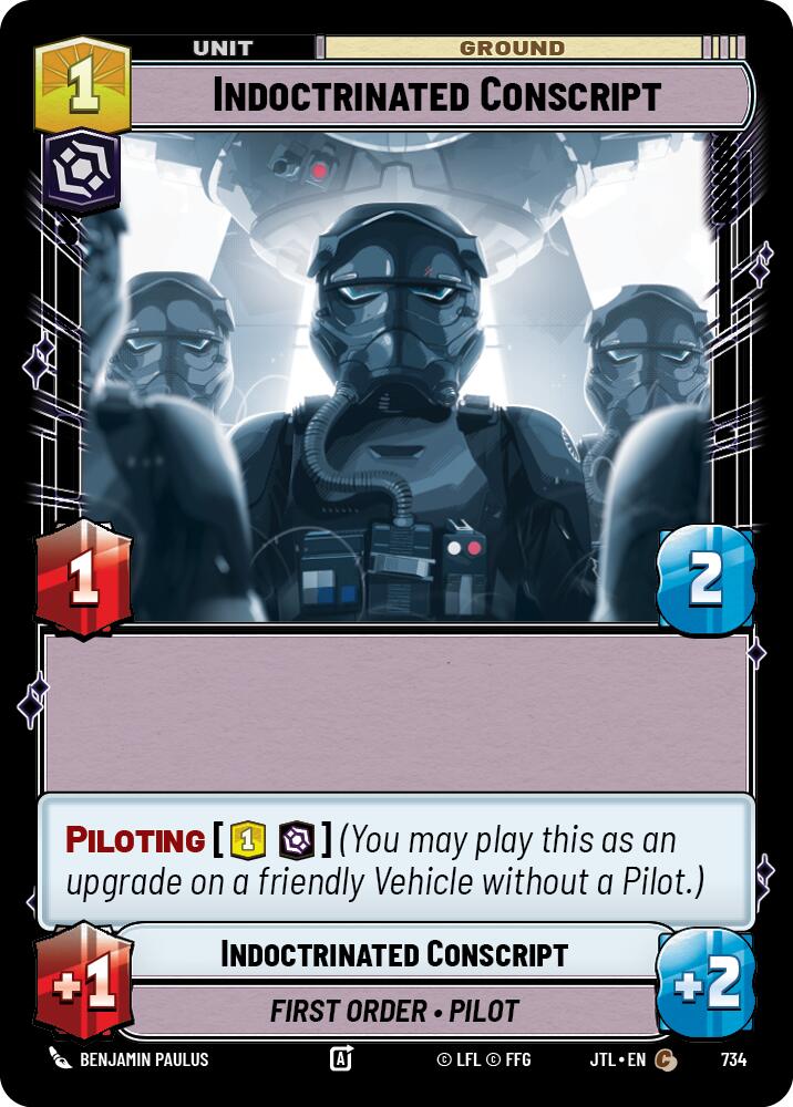 {SW-C}Indoctrinated Conscript (Foil) (734) [Jump to Lightspeed]