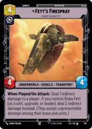 {SW-R}Fett's Firespray - Feared Silhouette (Foil) (738) [Jump to Lightspeed]