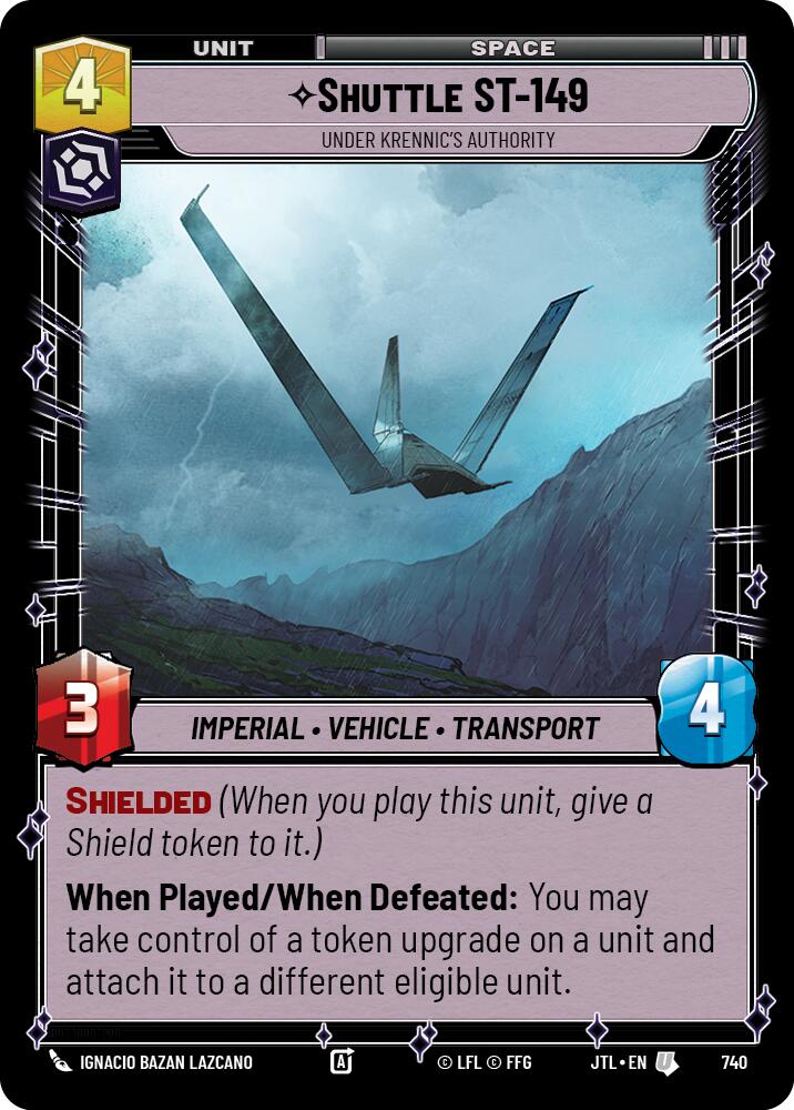 {SW-C}Shuttle ST-149 - Under Krennic's Authority (Foil) (740) [Jump to Lightspeed]