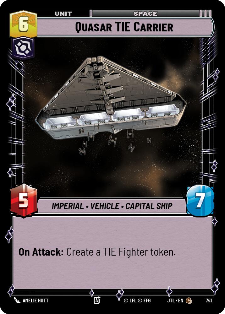 {SW-C}Quasar TIE Carrier (Foil) (741) [Jump to Lightspeed]