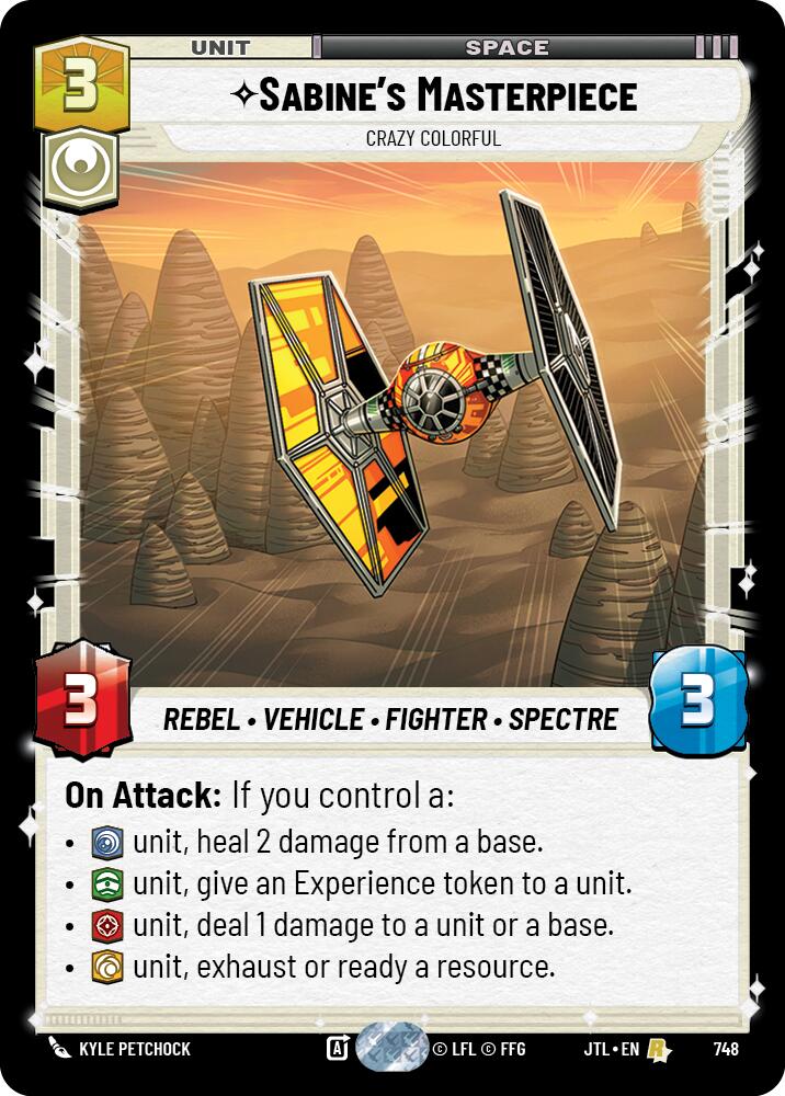 {SW-R}Sabine's Masterpiece - Crazy Colorful (Foil) (748) [Jump to Lightspeed]