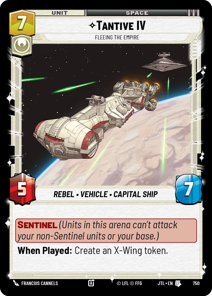 {SW-C}Tantive IV - Fleeing the Empire (Foil) (750) [Jump to Lightspeed]