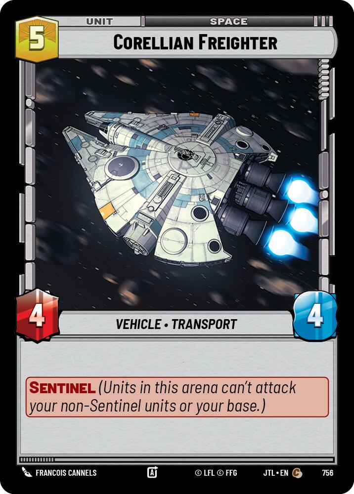 {SW-C}Corellian Freighter (Foil) (756) [Jump to Lightspeed]