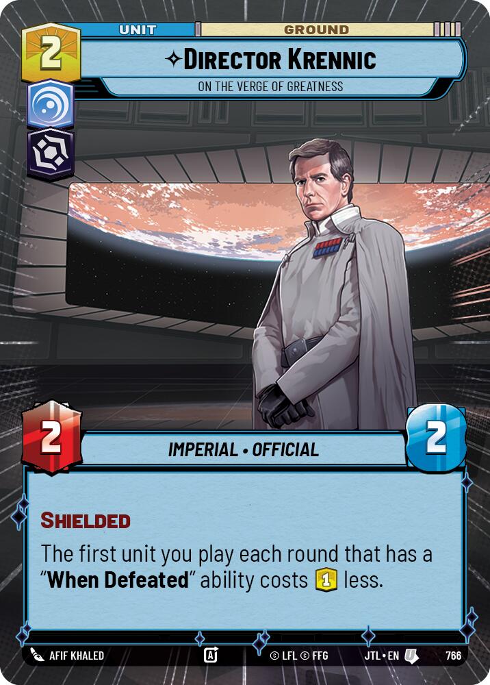 {SW-C}Director Krennic - On the Verge of Greatness (Hyperspace Foil) (766) [Jump to Lightspeed]