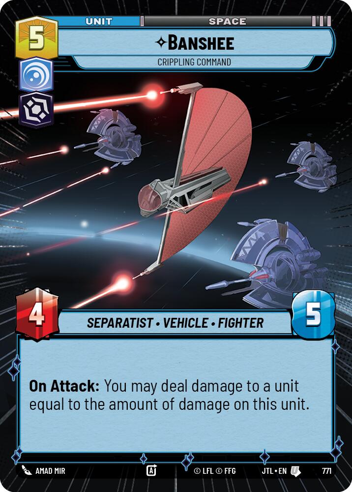 {SW-C}Banshee - Crippling Command (Hyperspace Foil) (771) [Jump to Lightspeed]