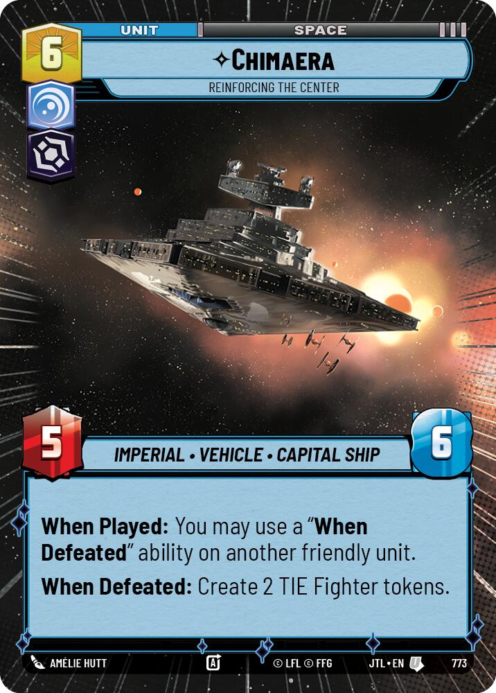 {SW-C}Chimaera - Reinforcing the Center (Hyperspace Foil) (773) [Jump to Lightspeed]