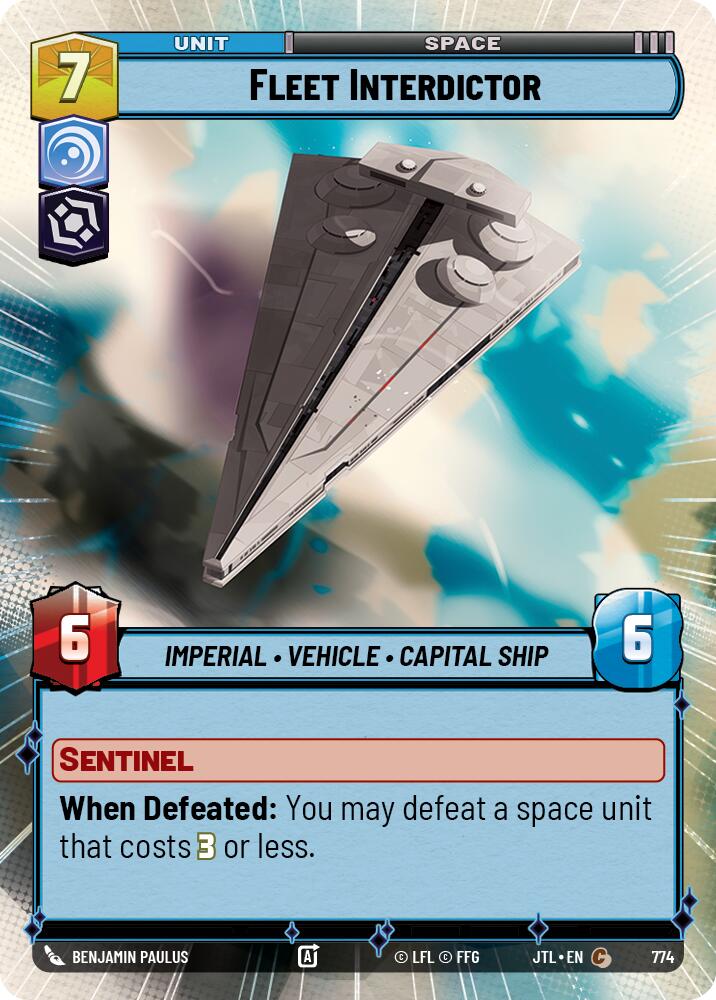 {SW-C}Fleet Interdictor (Hyperspace Foil) (774) [Jump to Lightspeed]