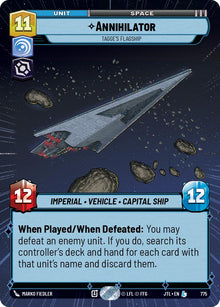 {SW-R}Annihilator - Tagge's Flagship (Hyperspace Foil) (775) [Jump to Lightspeed]