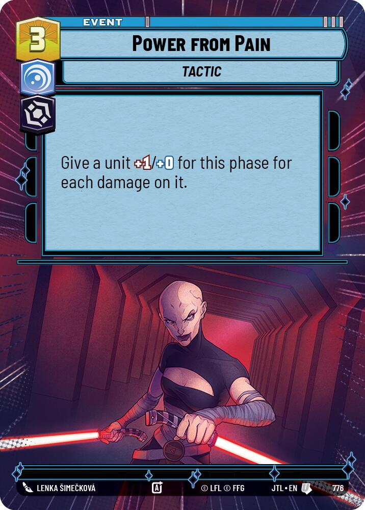 {SW-C}Power from Pain (Hyperspace Foil) (776) [Jump to Lightspeed]