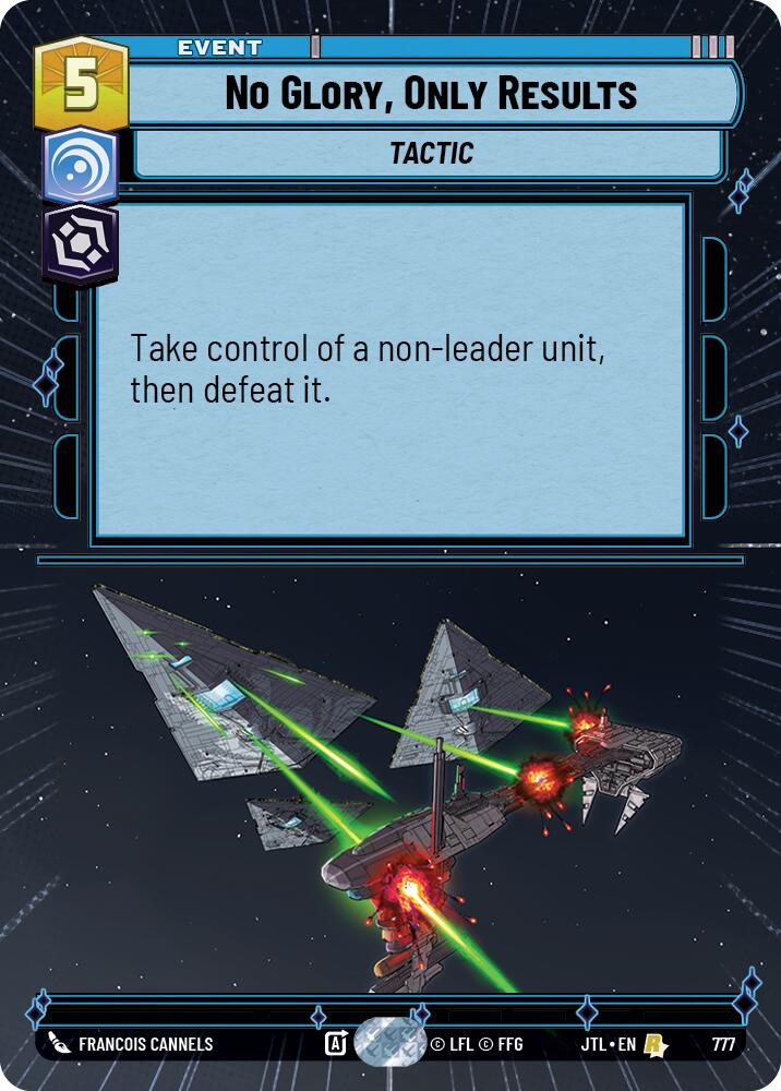 {SW-R}No Glory, Only Results (Hyperspace Foil) (777) [Jump to Lightspeed]