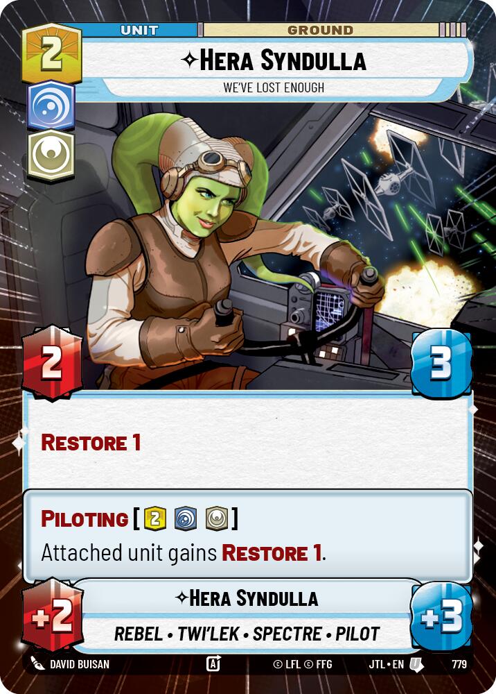 {SW-C}Hera Syndulla - We've Lost Enough (Hyperspace Foil) (779) [Jump to Lightspeed]
