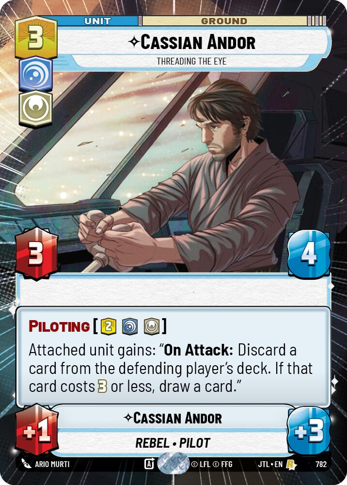 {SW-R}Cassian Andor - Threading the Eye (Hyperspace Foil) (782) [Jump to Lightspeed]