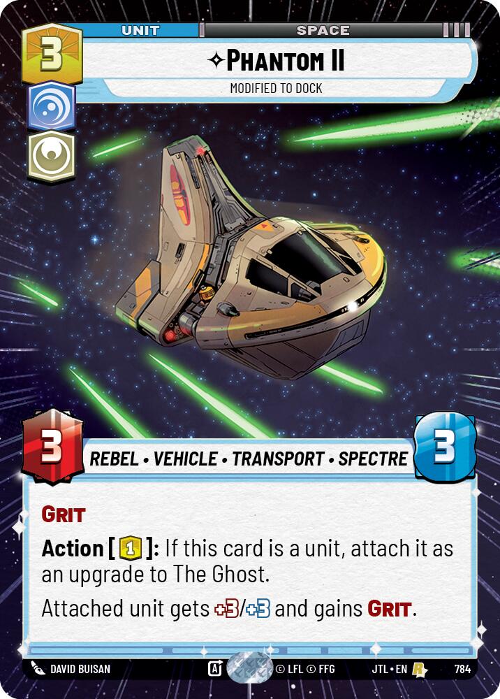 {SW-R}Phantom II - Modified to Dock (Hyperspace Foil) (784) [Jump to Lightspeed]