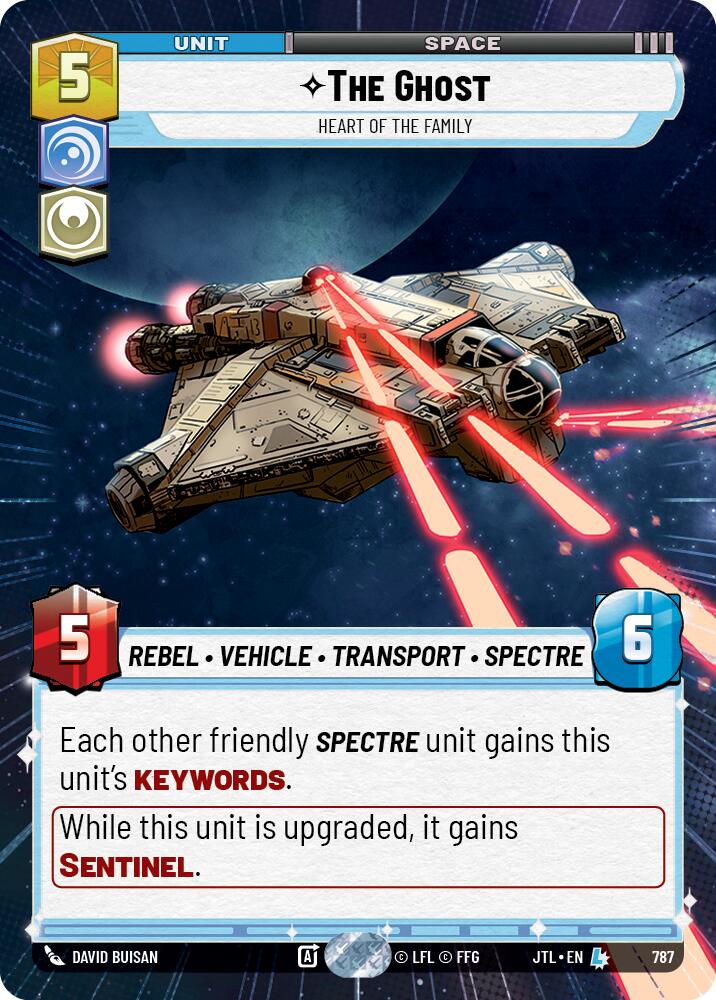 {SW-R}The Ghost - Heart of the Family (Hyperspace Foil) (787) [Jump to Lightspeed]