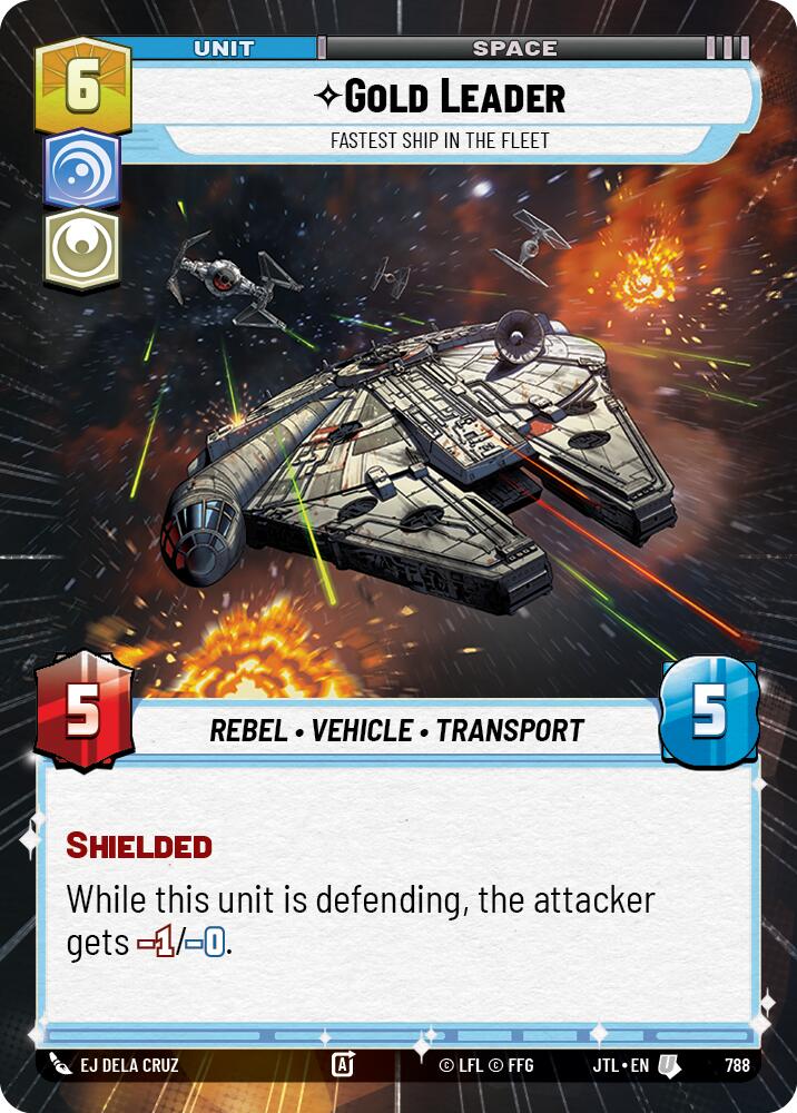 {SW-C}Gold Leader - Fastest Ship in the Fleet (Hyperspace Foil) (788) [Jump to Lightspeed]