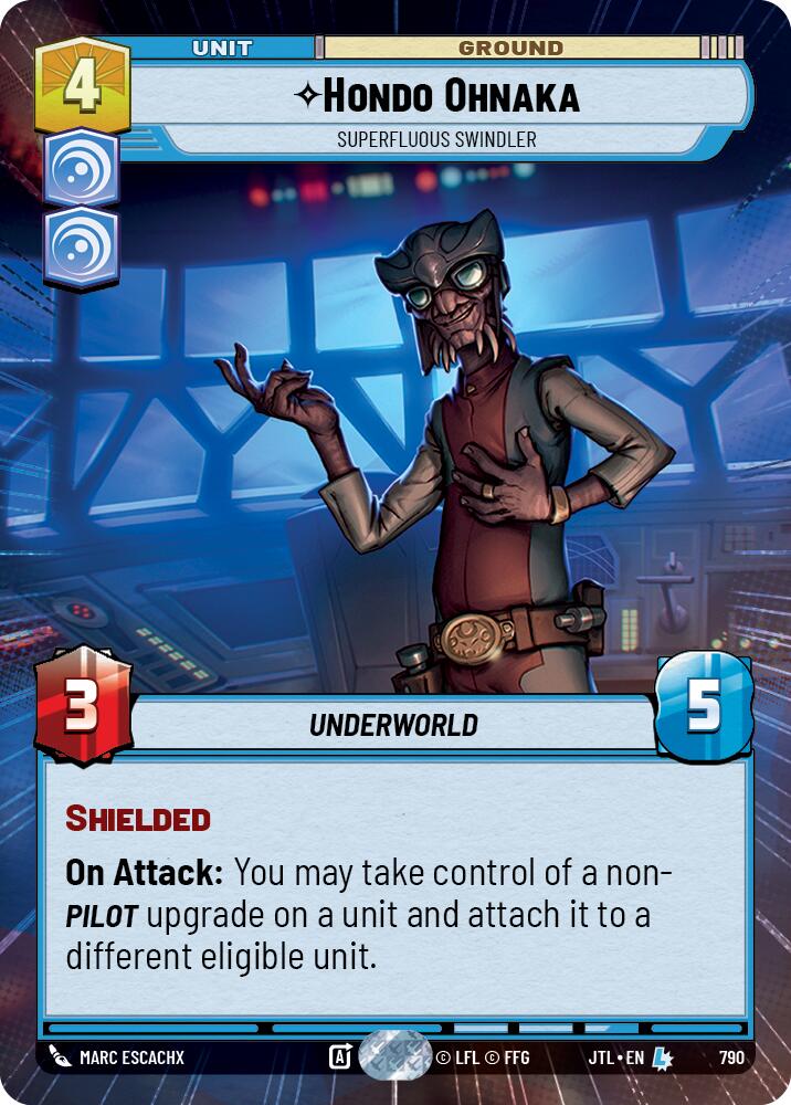 {SW-R}Hondo Ohnaka - Superfluous Swindler (Hyperspace Foil) (790) [Jump to Lightspeed]