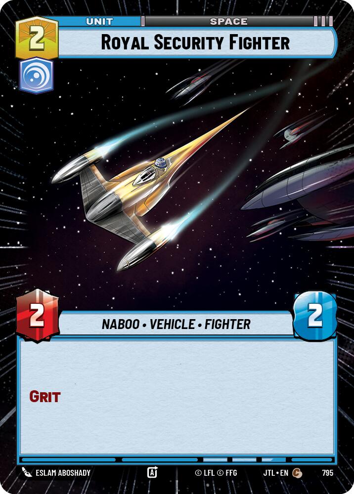 {SW-C}Royal Security Fighter (Hyperspace Foil) (795) [Jump to Lightspeed]
