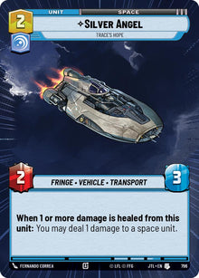{SW-C}Silver Angel - Trace's Hope (Hyperspace Foil) (796) [Jump to Lightspeed]
