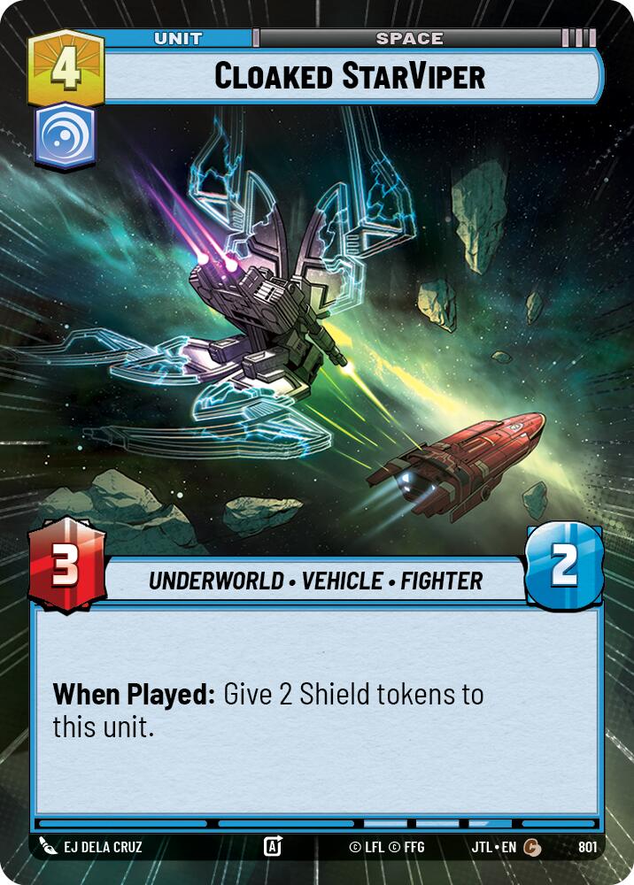 {SW-C}Cloaked StarViper (Hyperspace Foil) (801) [Jump to Lightspeed]