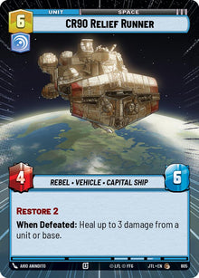 {SW-C}CR90 Relief Runner (Hyperspace Foil) (805) [Jump to Lightspeed]