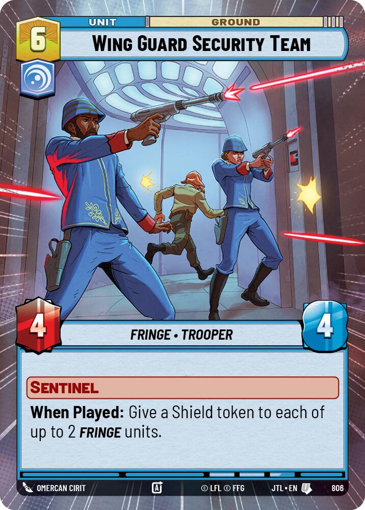 {SW-C}Wing Guard Security Team (Hyperspace Foil) (806) [Jump to Lightspeed]