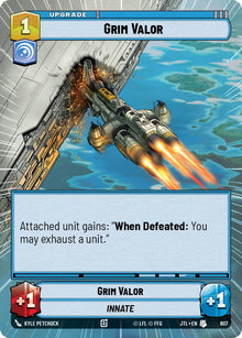 {SW-C}Grim Valor (Hyperspace Foil) (807) [Jump to Lightspeed]