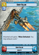 {SW-C}Grim Valor (Hyperspace Foil) (807) [Jump to Lightspeed]