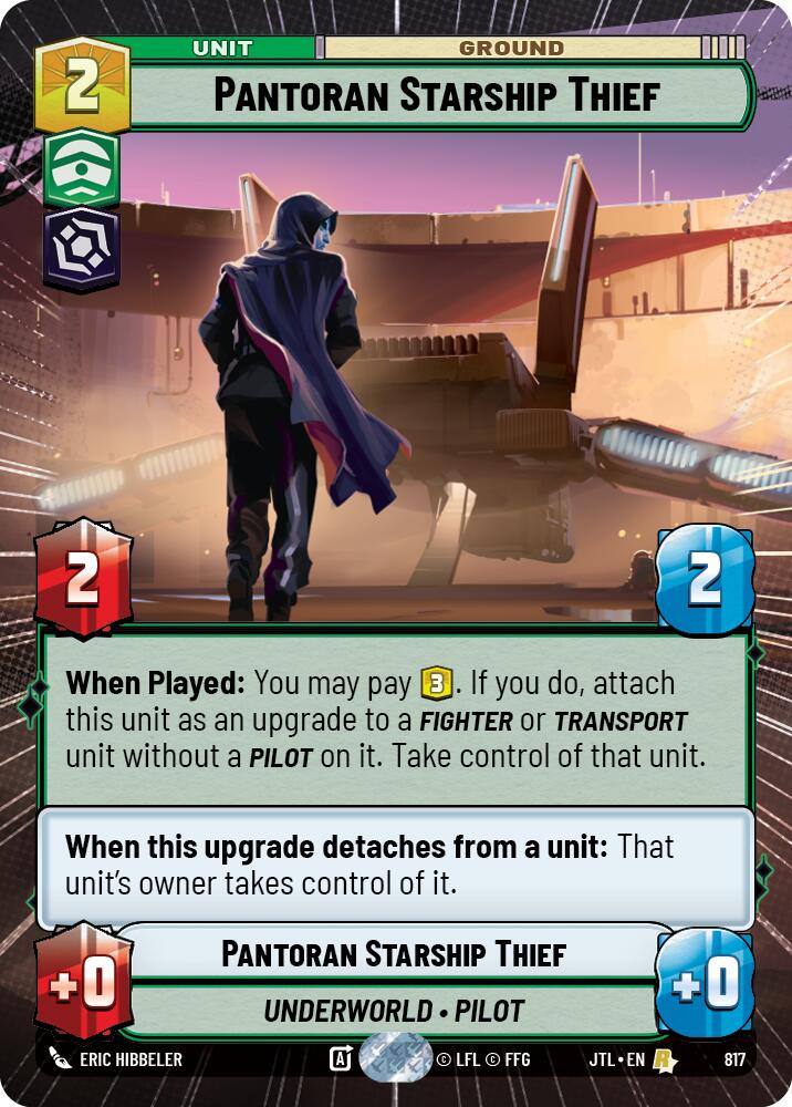 {SW-R}Pantoran Starship Thief (Hyperspace Foil) (817) [Jump to Lightspeed]