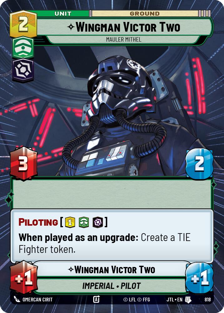{SW-C}Wingman Victor Two - Mauler Mithel (Hyperspace Foil) (818) [Jump to Lightspeed]
