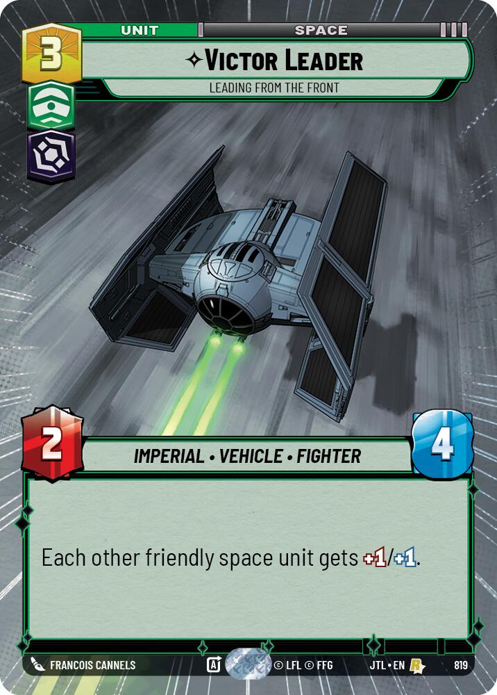 {SW-R}Victor Leader - Leading from the Front (Hyperspace Foil) (819) [Jump to Lightspeed]
