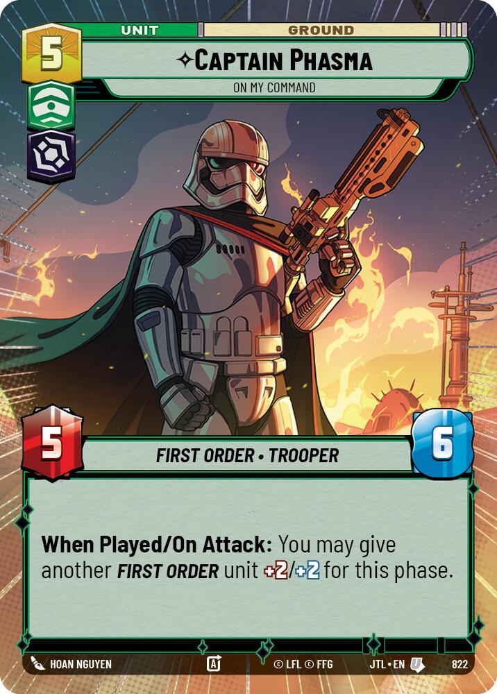 {SW-C}Captain Phasma - On My Command (Hyperspace Foil) (822) [Jump to Lightspeed]