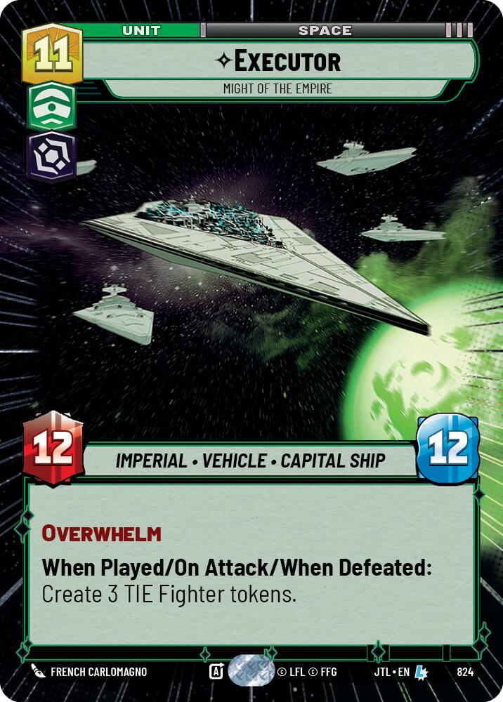{SW-R}Executor - Might of the Empire (Hyperspace Foil) (824) [Jump to Lightspeed]