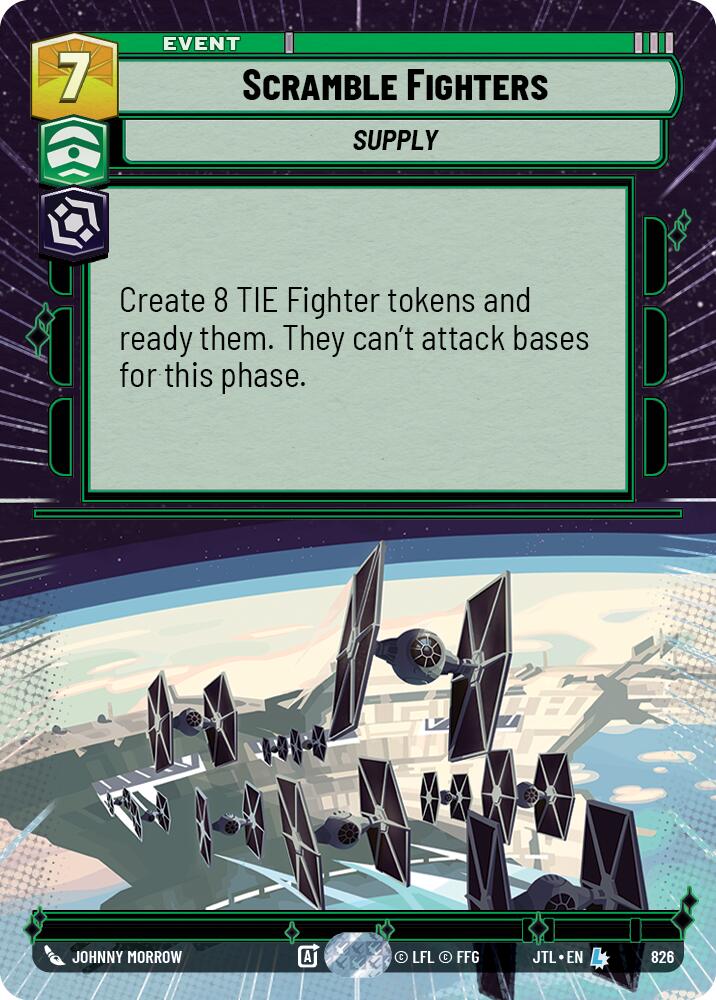{SW-R}Scramble Fighters (Hyperspace Foil) (826) [Jump to Lightspeed]