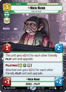 {SW-R}Nien Nunb - Loyal Co-Pilot (Hyperspace Foil) (827) [Jump to Lightspeed]