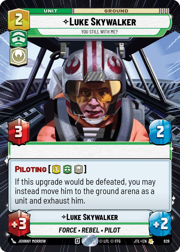 {SW-R}Luke Skywalker - You Still With Me? (Hyperspace Foil) (828) [Jump to Lightspeed]