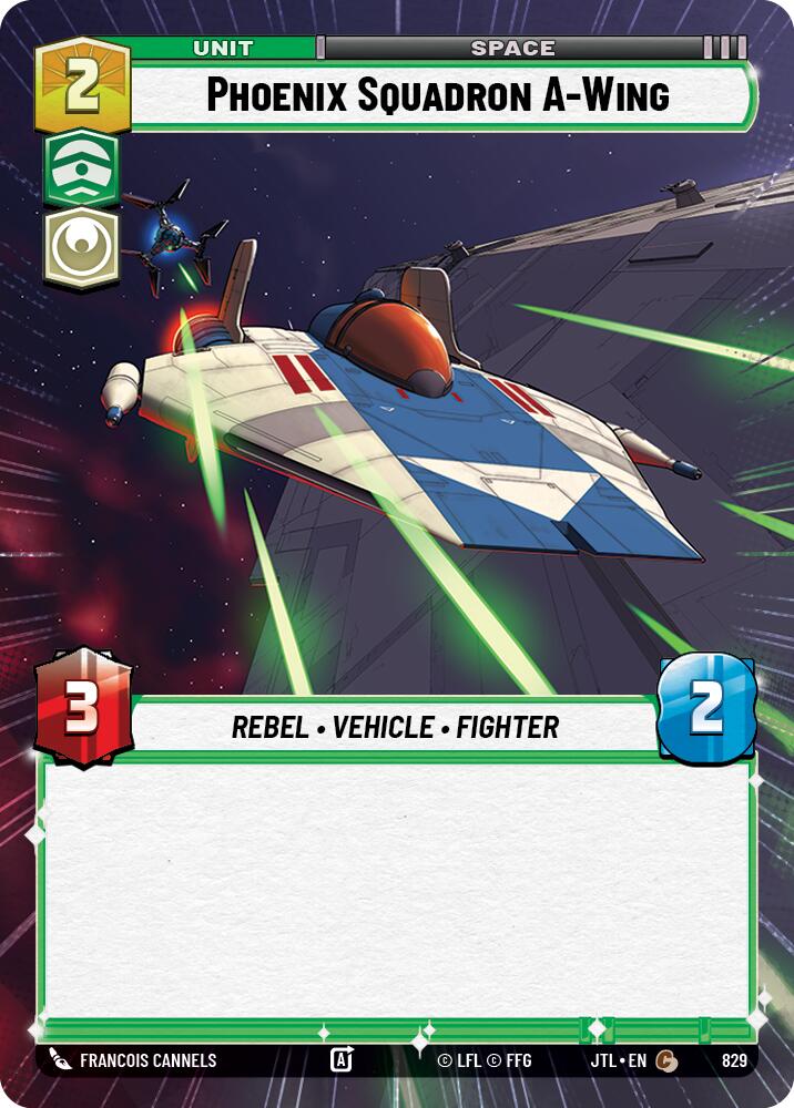 {SW-C}Phoenix Squadron A-Wing (Hyperspace Foil) (829) [Jump to Lightspeed]